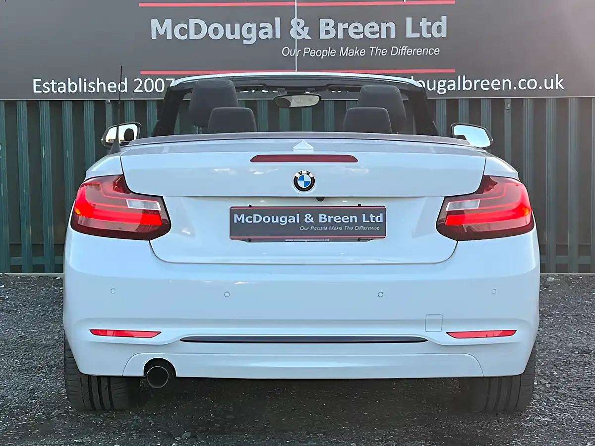Used 2017 BMW 2 Series Sport White - Interior and Exterior details 6