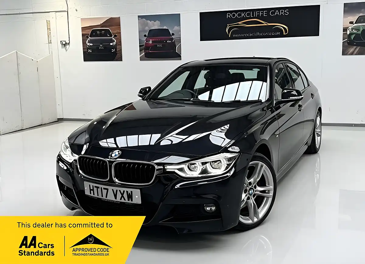 Used 2017 BMW 3 Series M Sport Black - Front View