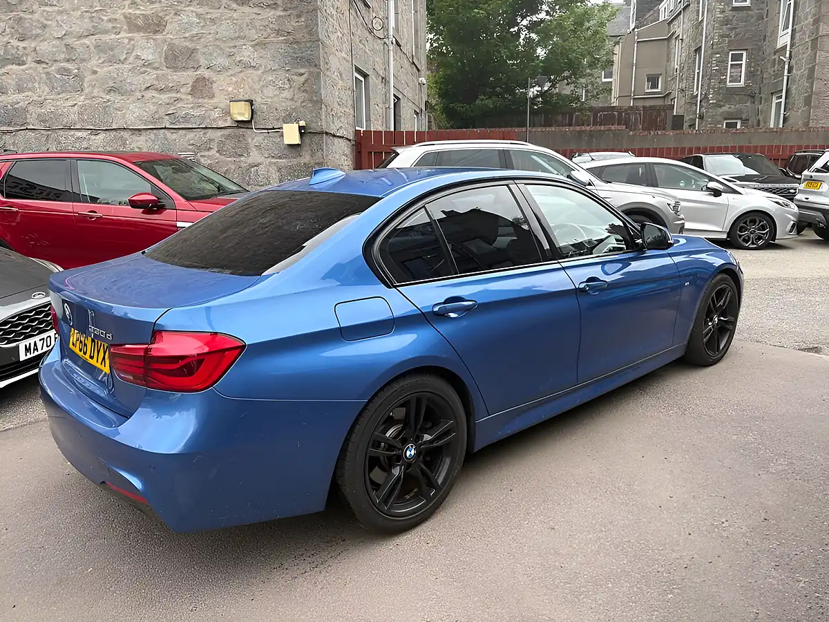 Used 2017 BMW 3 Series M Sport Blue - Interior and Exterior details 4
