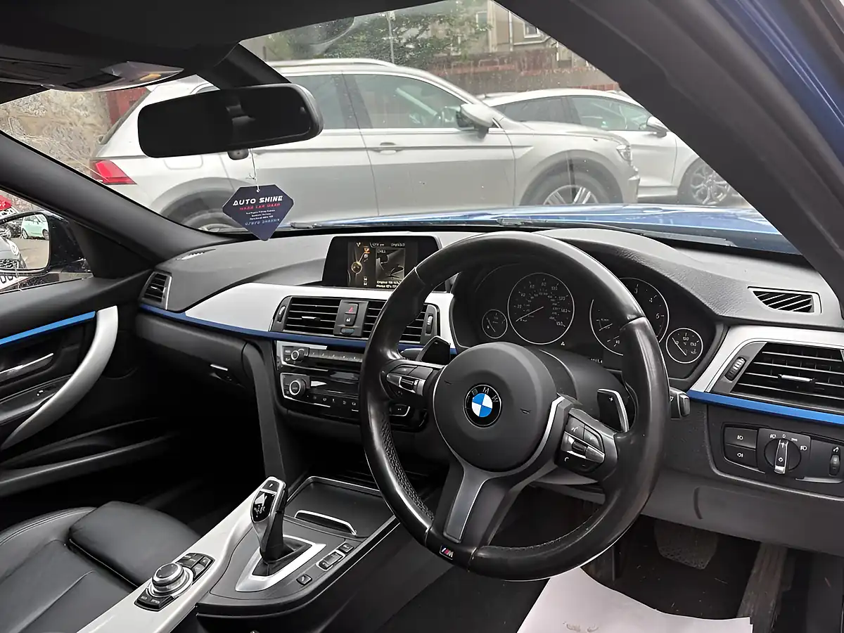 Used 2017 BMW 3 Series M Sport Blue - Interior and Exterior details 7