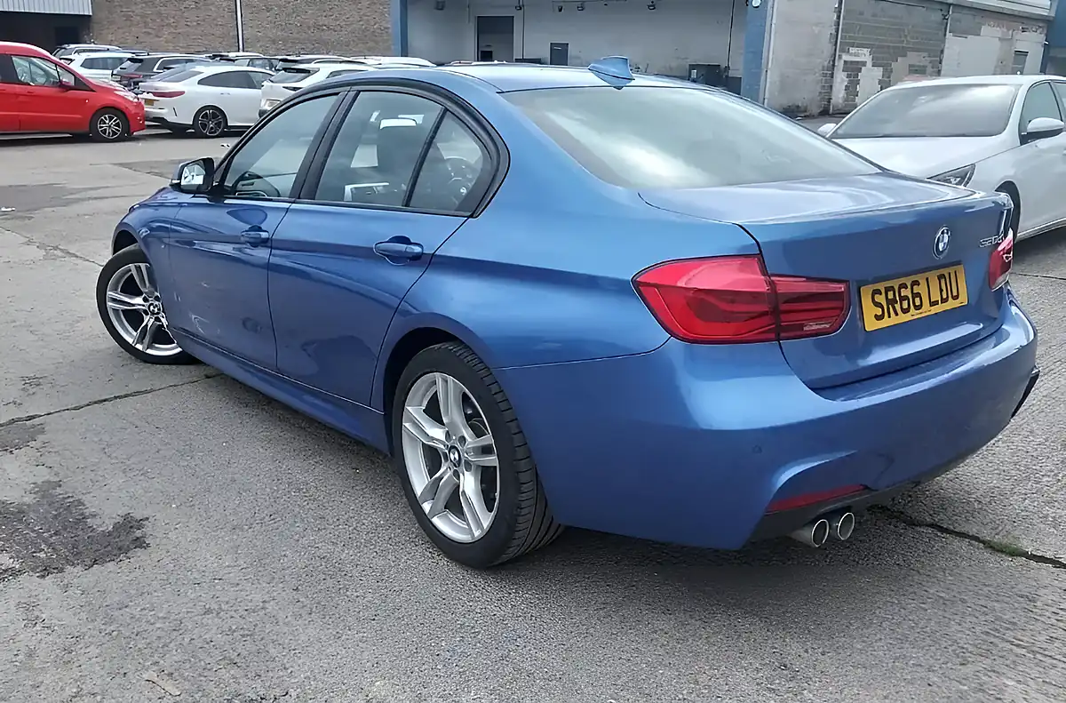 Used 2017 BMW 3 Series M Sport Blue - Interior and Exterior details 4