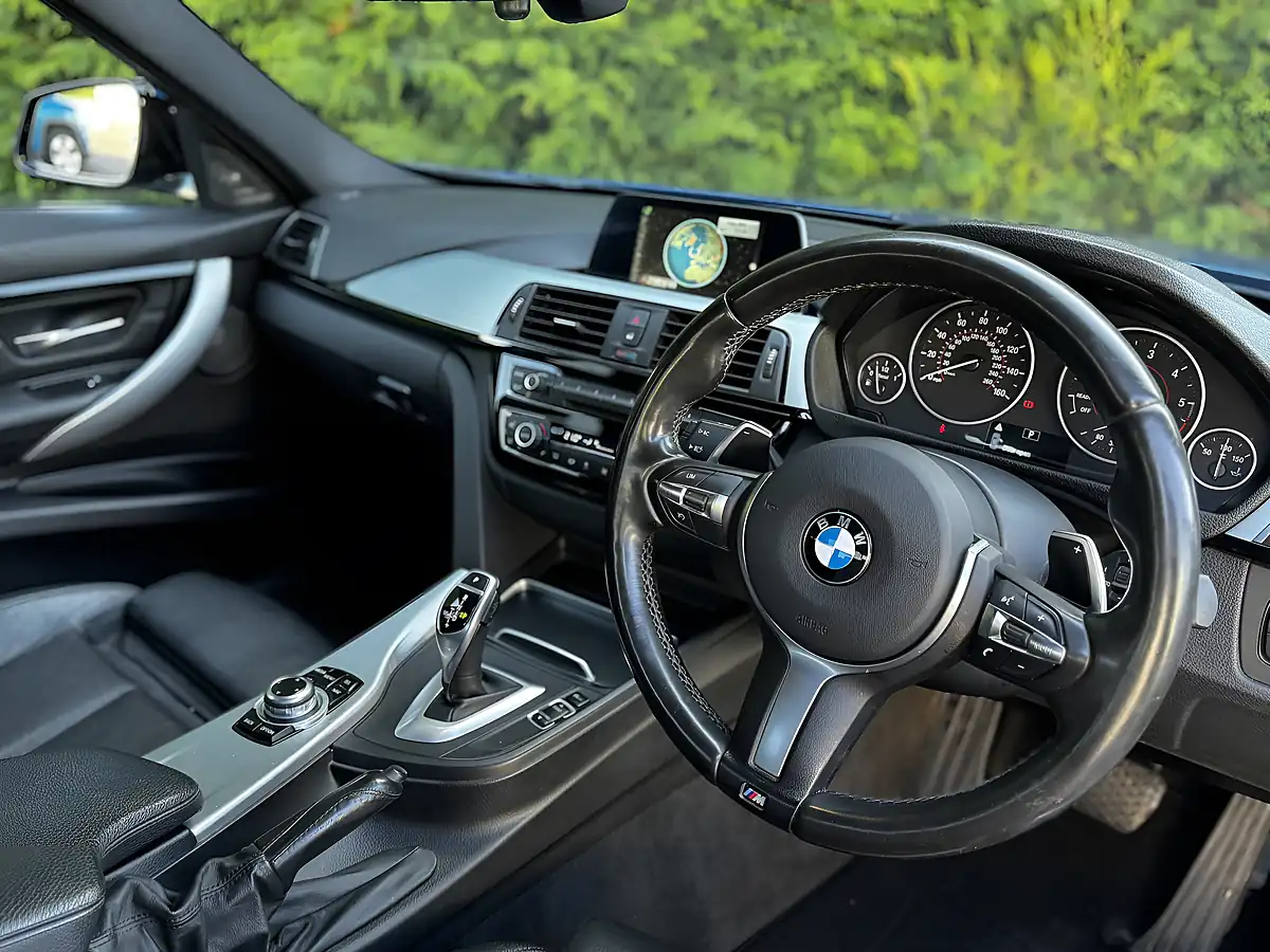 Used 2017 BMW 3 Series M Sport Estoril Blue - Interior and Exterior details 14