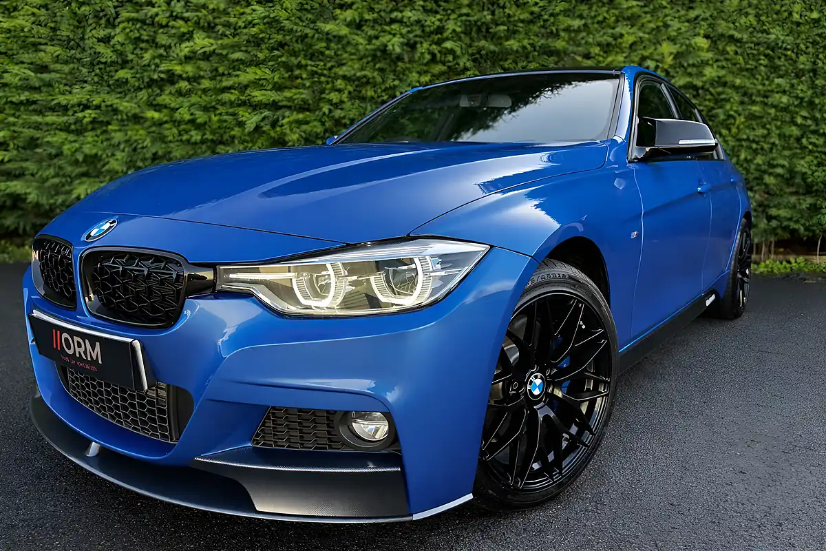 Used 2017 BMW 3 Series M Sport Estoril Blue - Interior and Exterior details 5