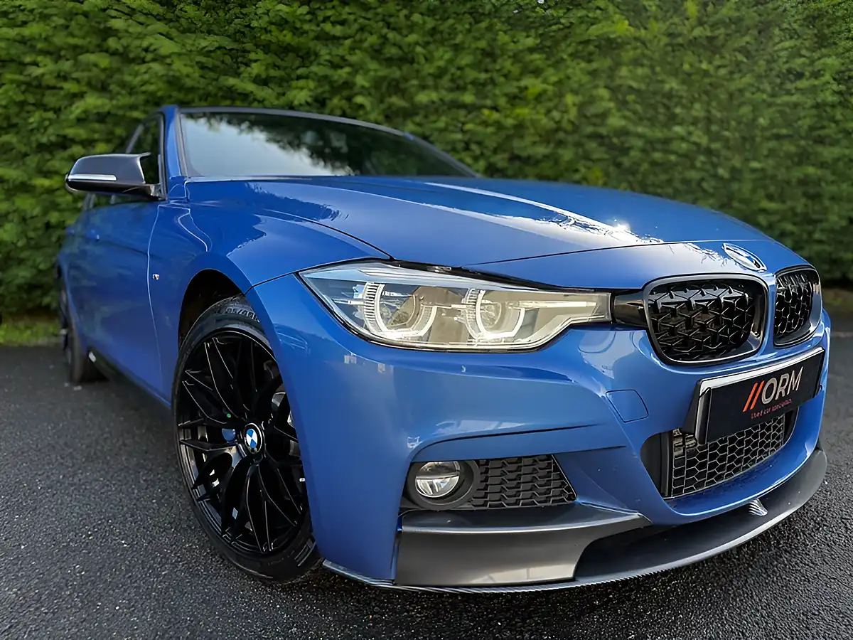 Used 2017 BMW 3 Series M Sport Estoril Blue - Interior and Exterior details 6