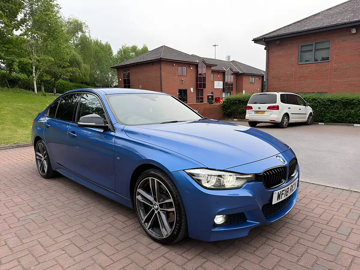 Used 2017 BMW 3 Series M Sport Shadow Edition Blue - Interior and Exterior details 2