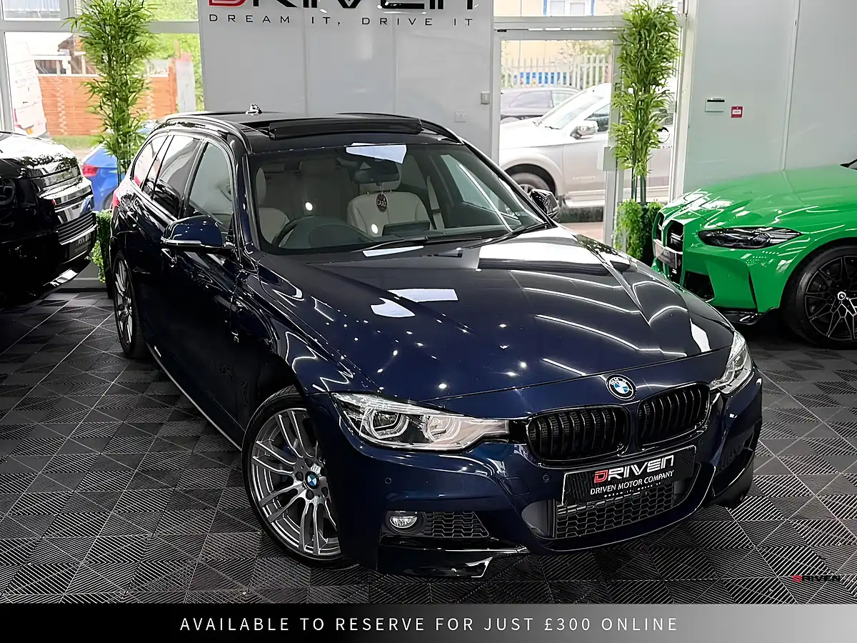 Used 2017 BMW 3 Series M Sport Touring Blue - Interior and Exterior details 6