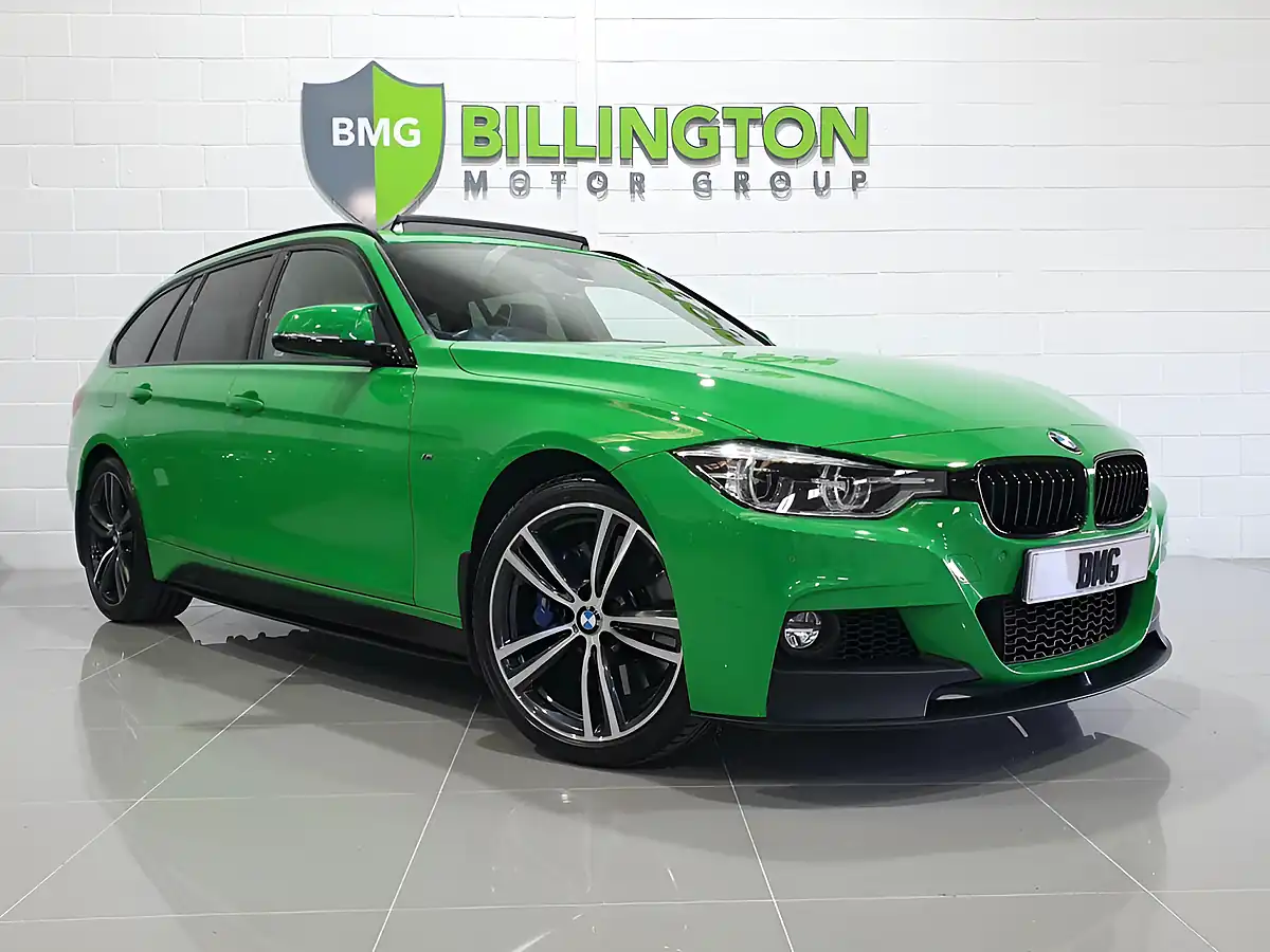 Used 2017 BMW 3 Series M Sport Touring Green - Front View
