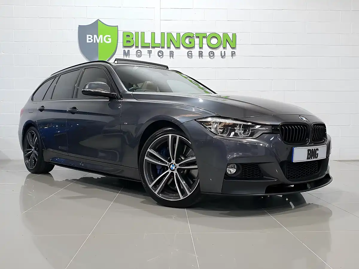 Used 2017 BMW 3 Series M Sport Touring Grey - Front View
