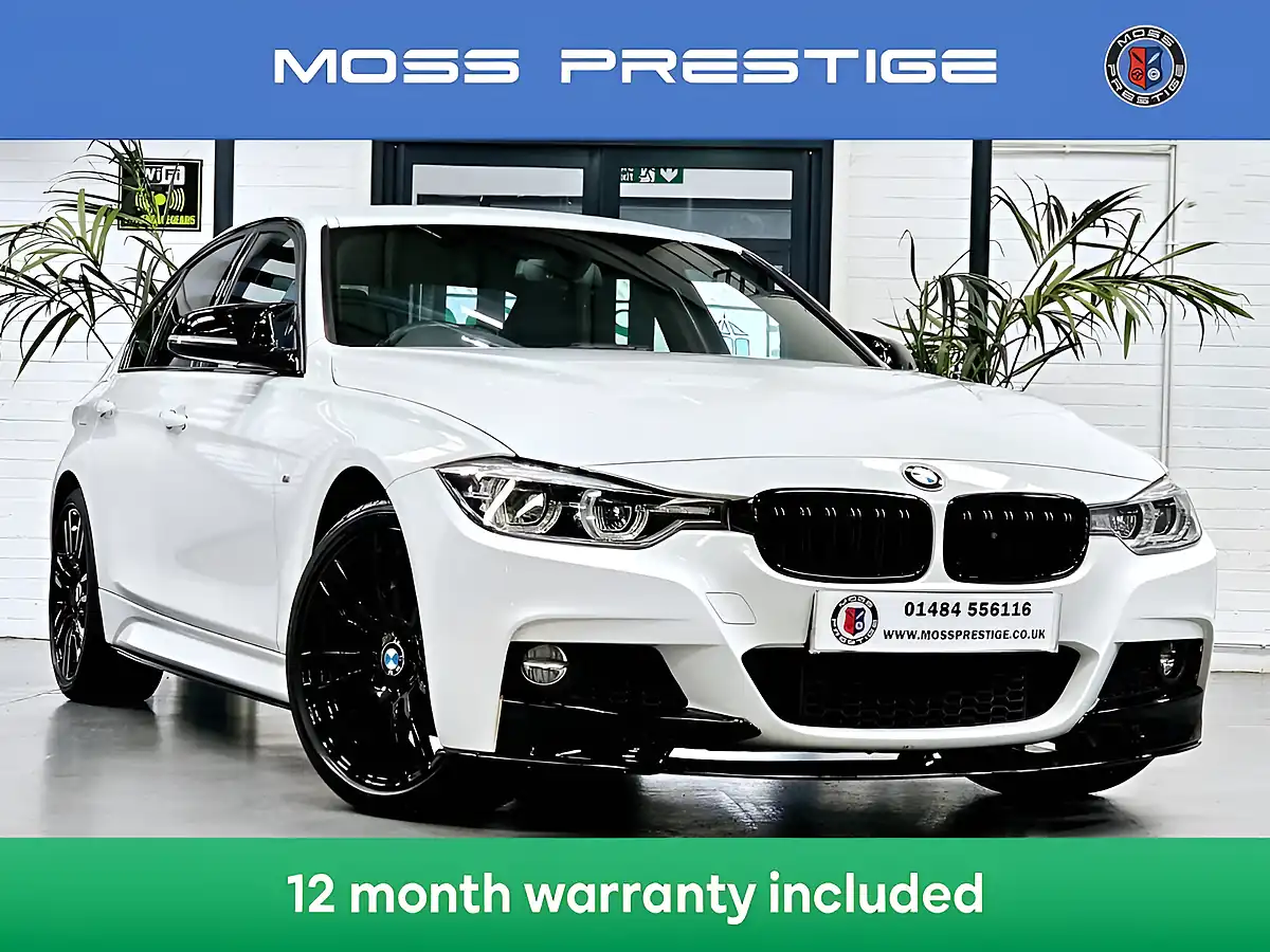 Used 2017 BMW 3 Series M Sport White - Front View