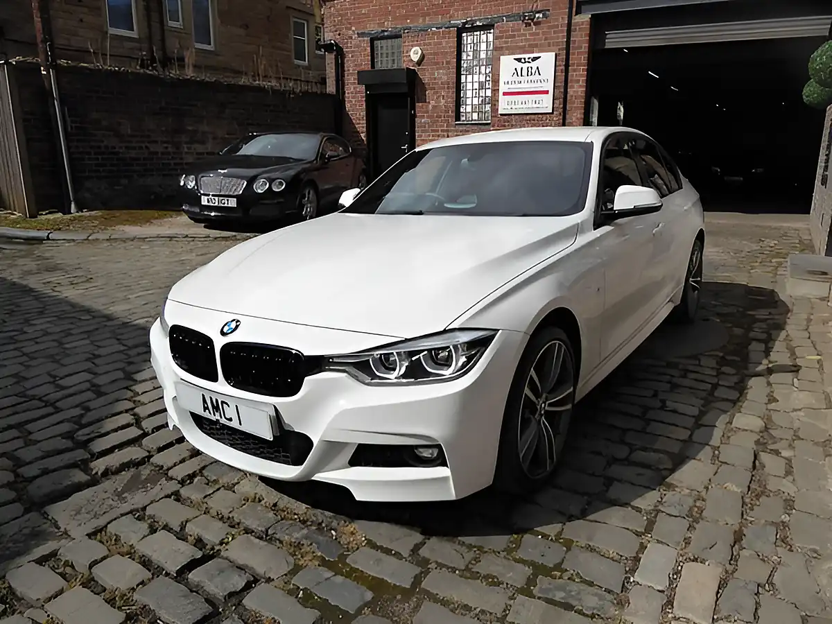 Used 2017 BMW 3 Series M Sport White - Interior and Exterior details 3