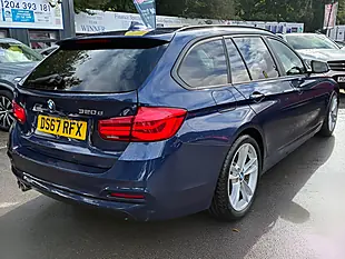 Used 2017 BMW 3 Series Se Blue - Interior and Exterior details 9