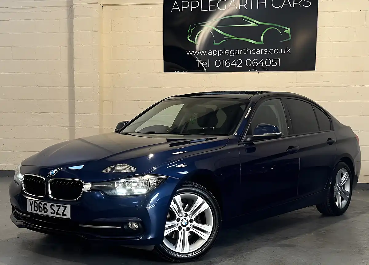 Used 2017 BMW 3 Series Sport Blue - Interior and Exterior details 14