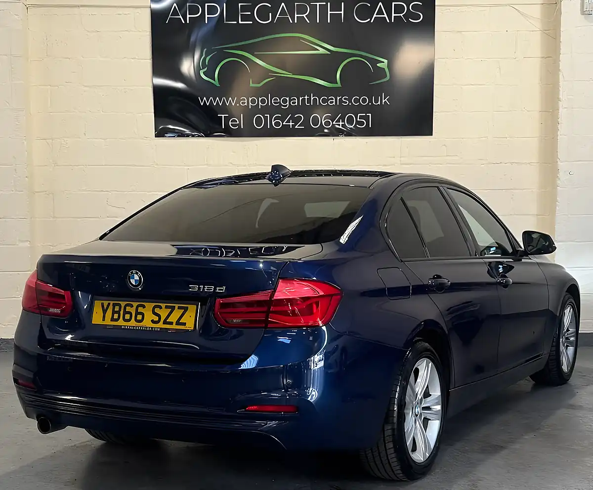 Used 2017 BMW 3 Series Sport Blue - Interior and Exterior details 3