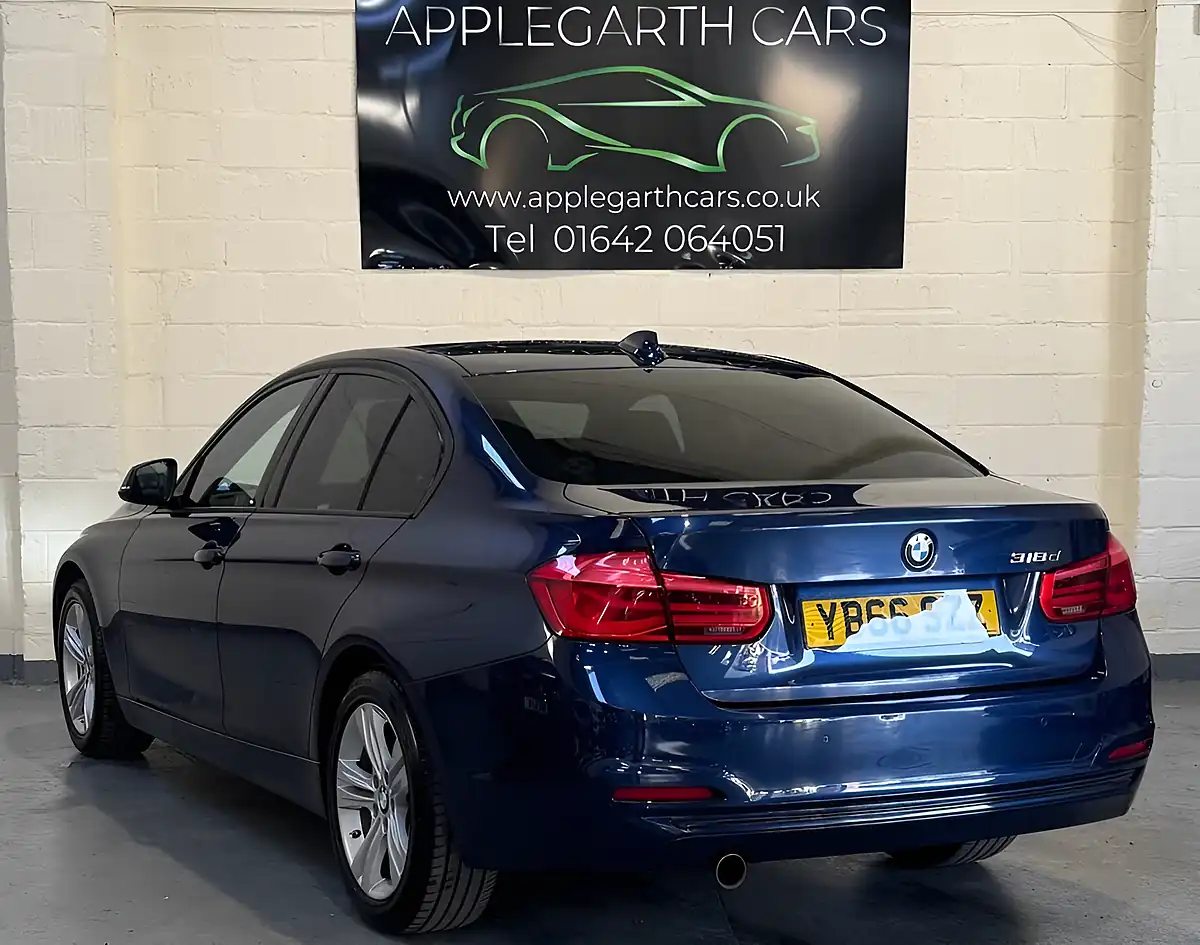 Used 2017 BMW 3 Series Sport Blue - Interior and Exterior details 7