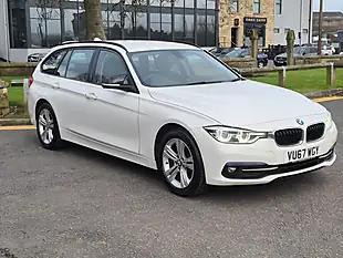 Used 2017 BMW 3 Series Sport Touring Xdrive White - Interior and Exterior details 11