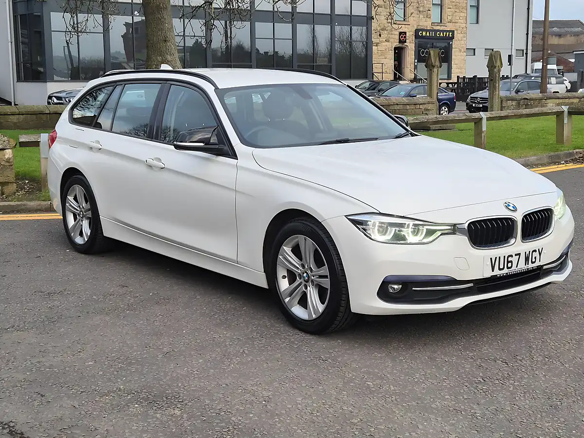 Used 2017 BMW 3 Series Sport Touring Xdrive White - Interior and Exterior details 11