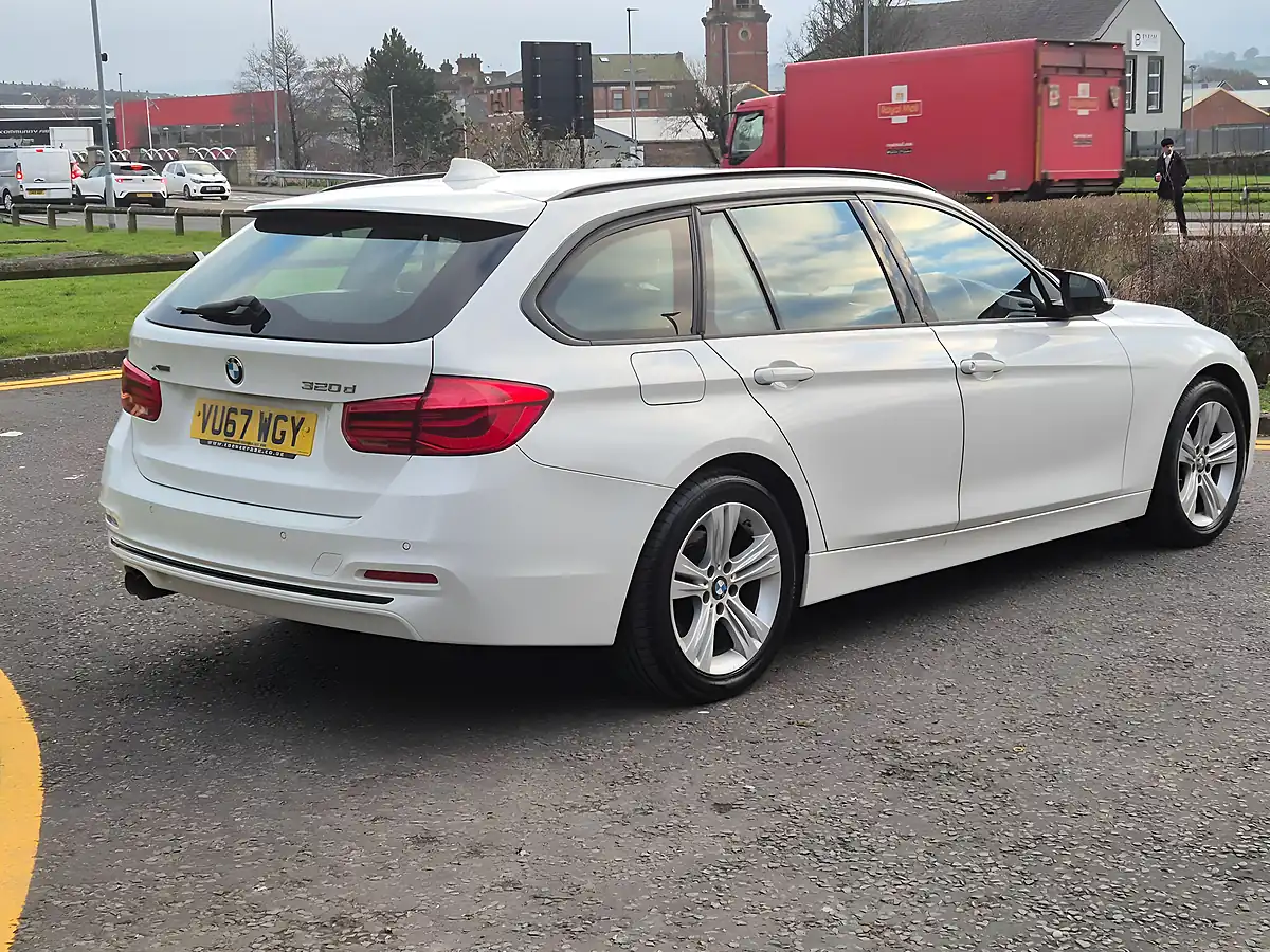 Used 2017 BMW 3 Series Sport Touring Xdrive White - Interior and Exterior details 16