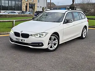 Used 2017 BMW 3 Series Sport Touring Xdrive White - Interior and Exterior details 3