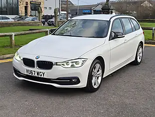 Used 2017 BMW 3 Series Sport Touring Xdrive White - Interior and Exterior details 4