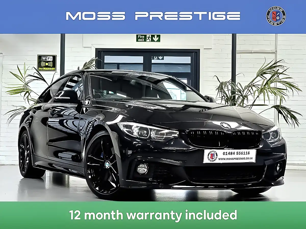 Used 2017 BMW 4 Series Gran Coupe M Sport Black - Front View