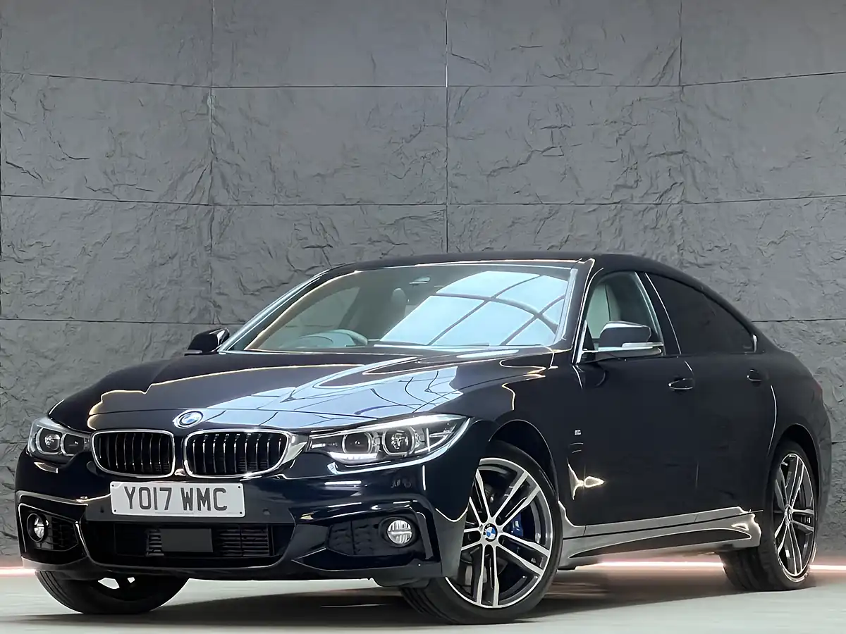 Used 2017 BMW 4 Series Gran Coupe M Sport Black Sapphire - Front View