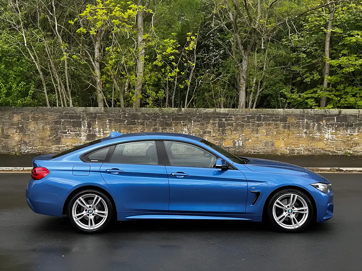 Used 2017 BMW 4 Series Gran Coupe M Sport Blue - Interior and Exterior details 5