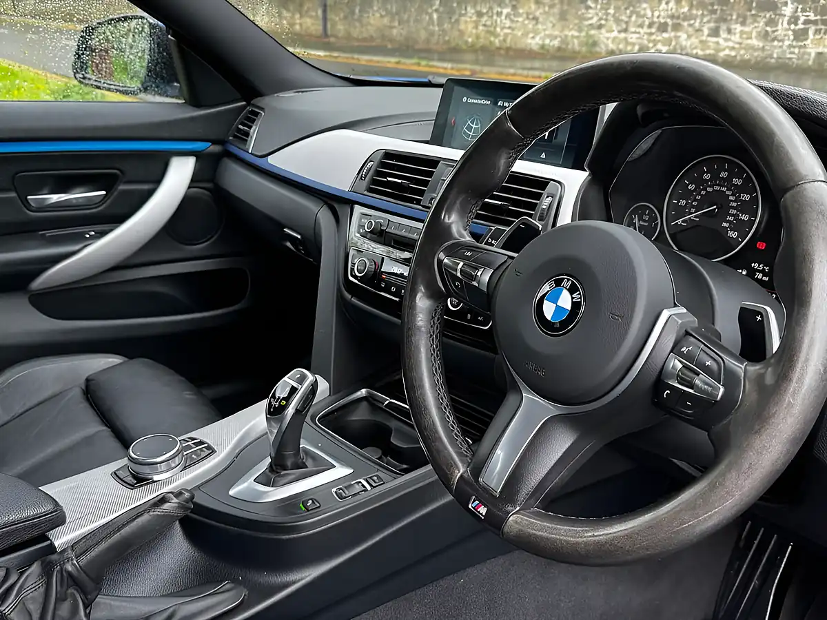 Used 2017 BMW 4 Series Gran Coupe M Sport Blue - Interior and Exterior details 6