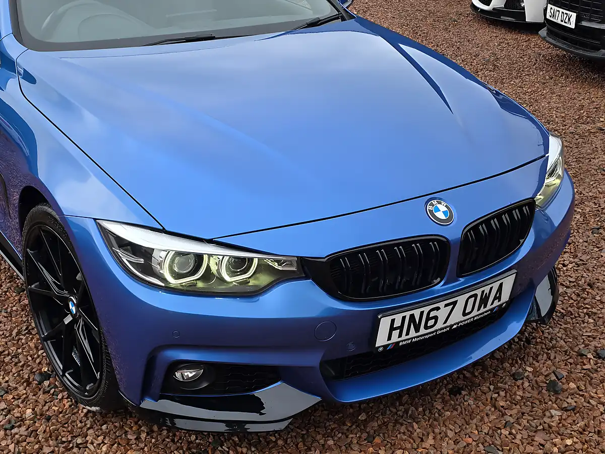 Used 2017 BMW 4 Series Gran Coupe M Sport Estoril Blue - Interior and Exterior details 2