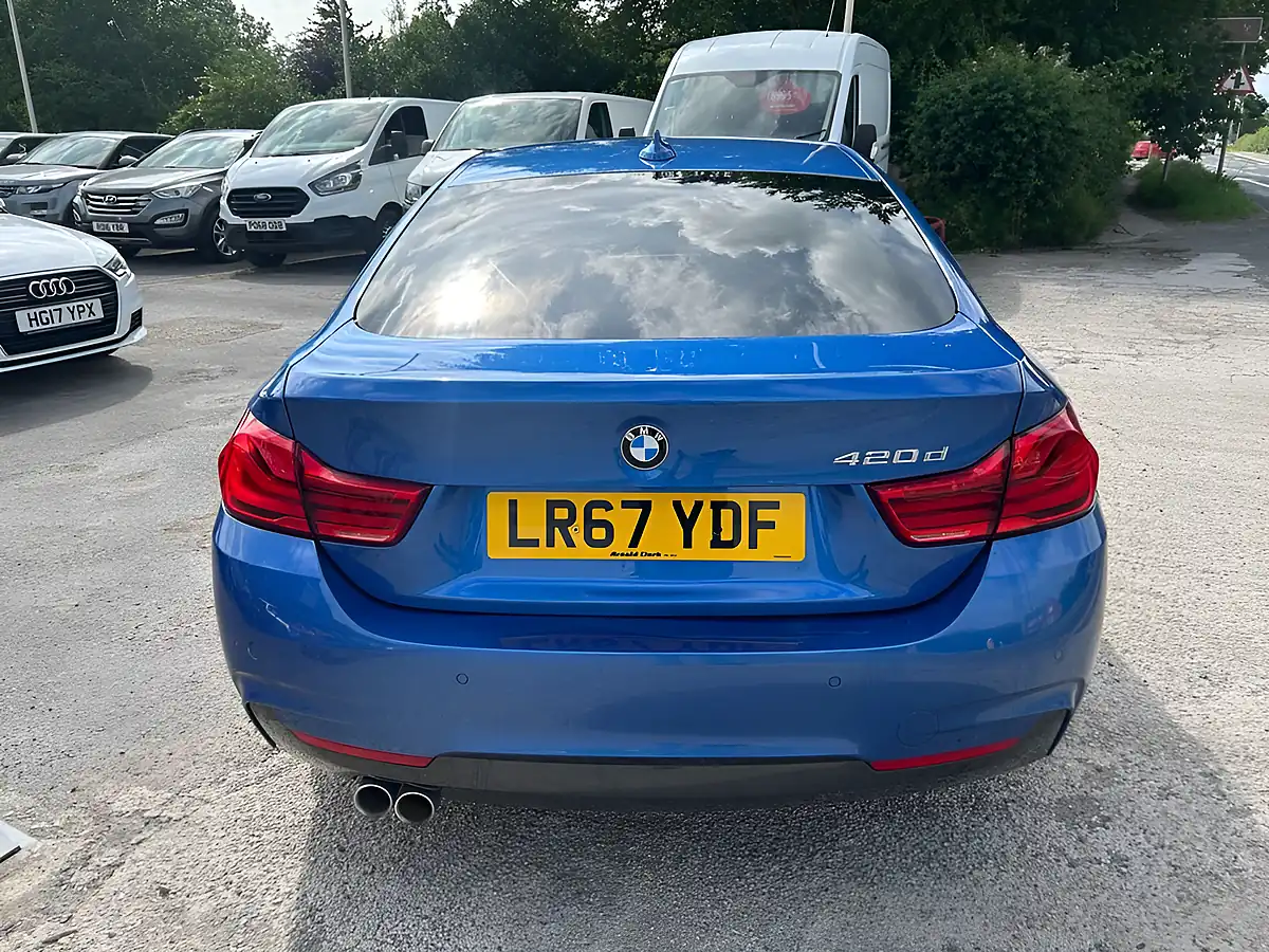 Used 2017 BMW 4 Series Gran Coupe M Sport Estoril Blue - Interior and Exterior details 3