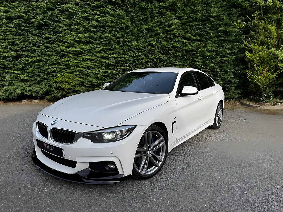 Used 2017 BMW 4 Series Gran Coupe M Sport White - Front View