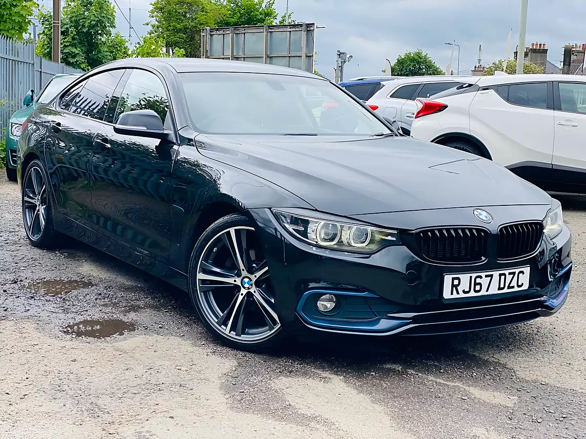 Used 2017 BMW 4 Series Gran Coupe Sport Black - Front View