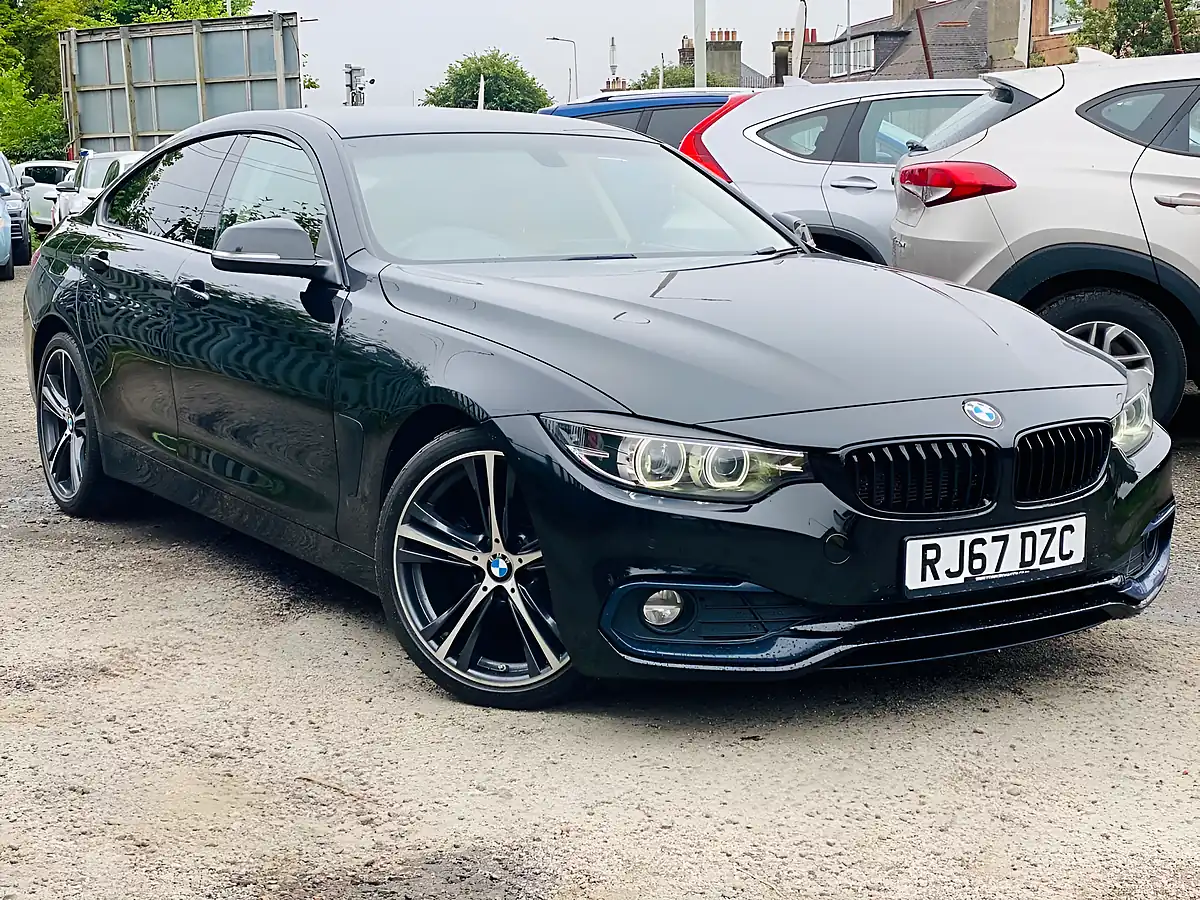 Used 2017 BMW 4 Series Gran Coupe Sport Black - Front View