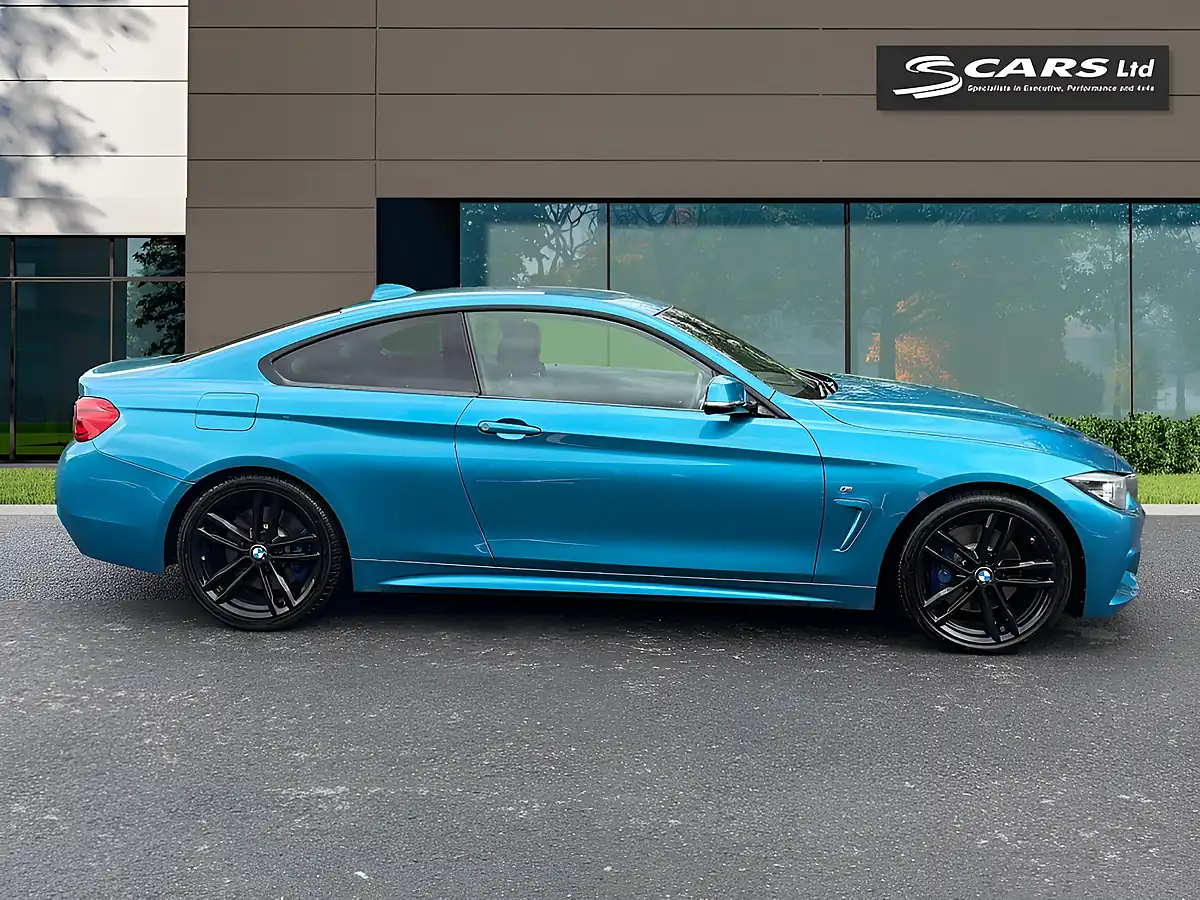 Used 2017 BMW 4 Series M Sport Blue - Interior and Exterior details 3