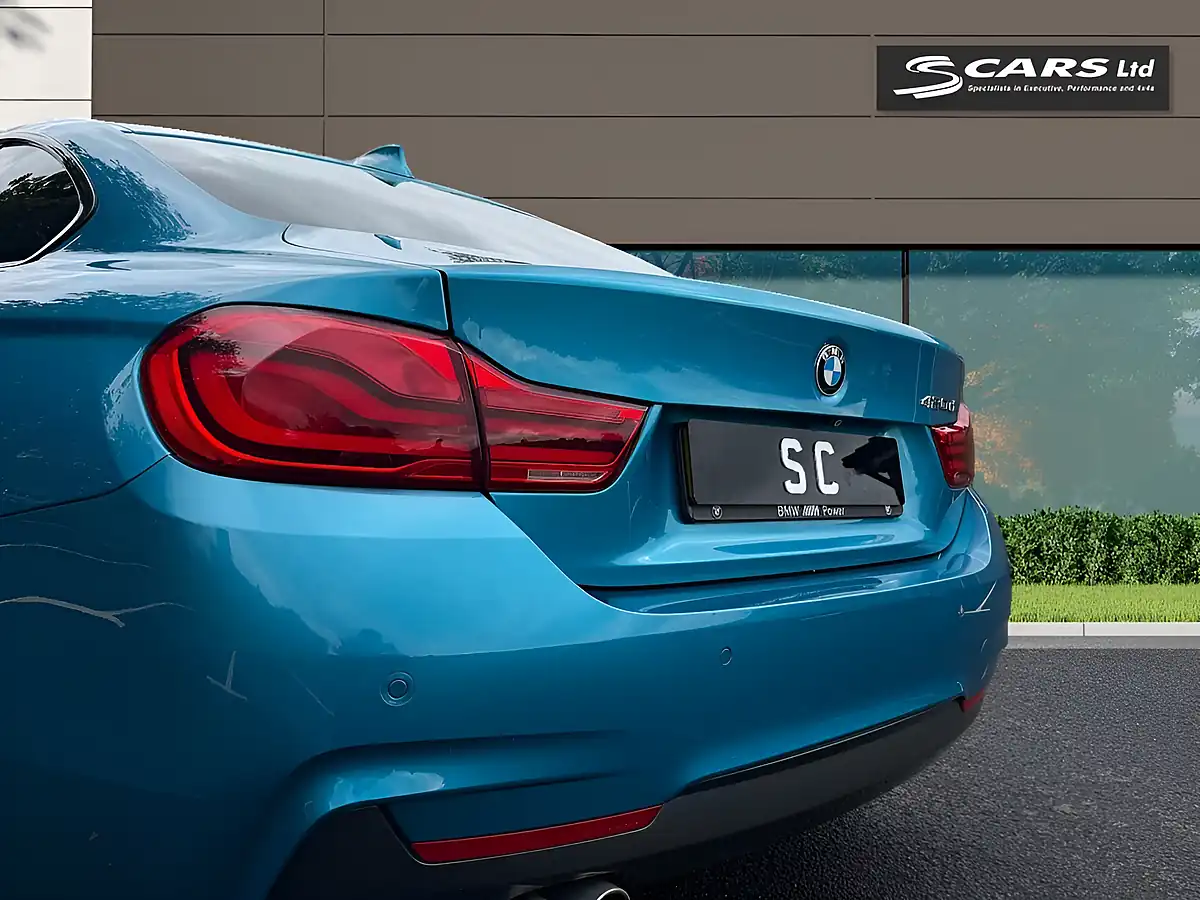 Used 2017 BMW 4 Series M Sport Blue - Interior and Exterior details 5