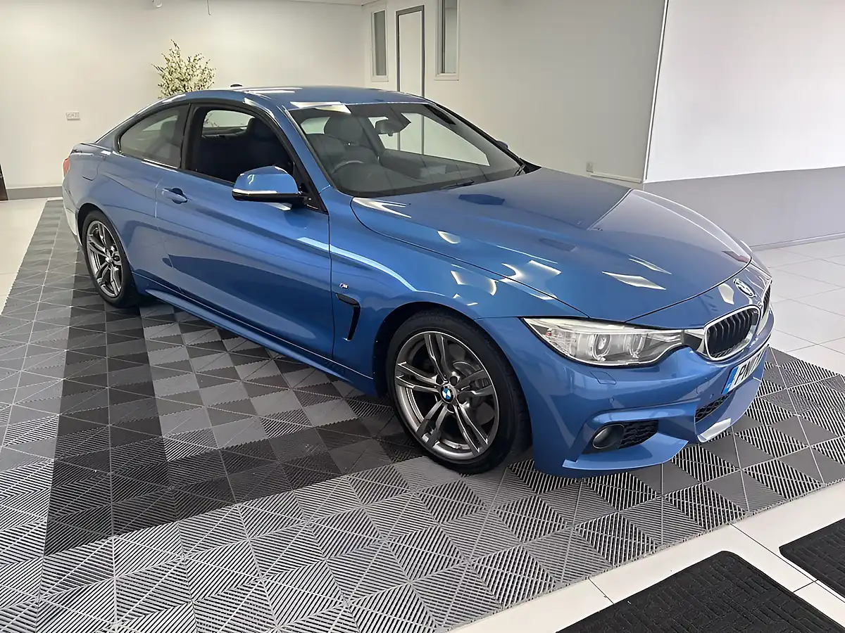 Used 2017 BMW 4 Series M Sport Blue - Interior and Exterior details 4