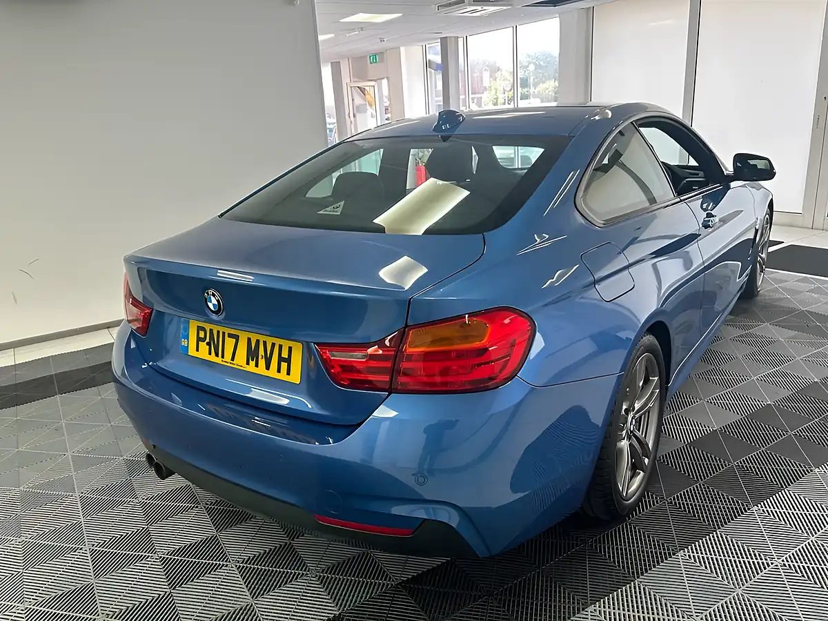 Used 2017 BMW 4 Series M Sport Blue - Interior and Exterior details 6