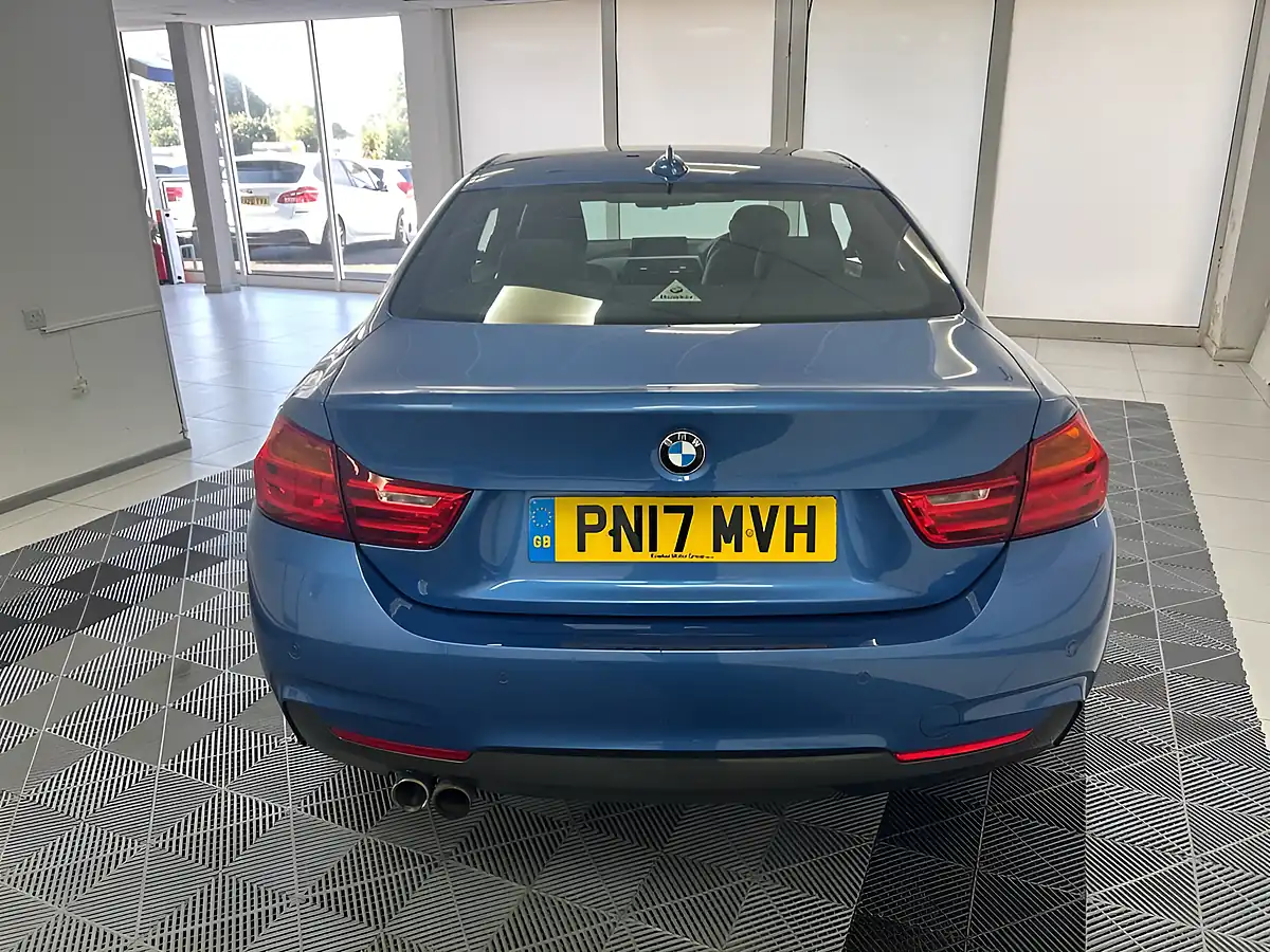 Used 2017 BMW 4 Series M Sport Blue - Interior and Exterior details 7