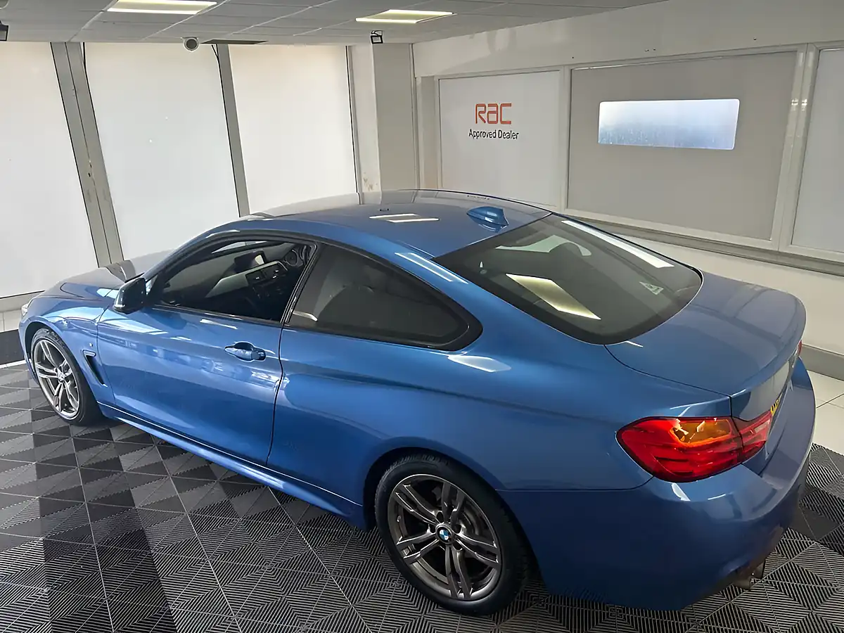 Used 2017 BMW 4 Series M Sport Blue - Interior and Exterior details 8