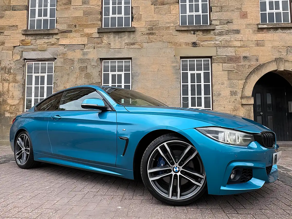 Used 2017 BMW 4 Series M Sport Blue - Interior and Exterior details 4