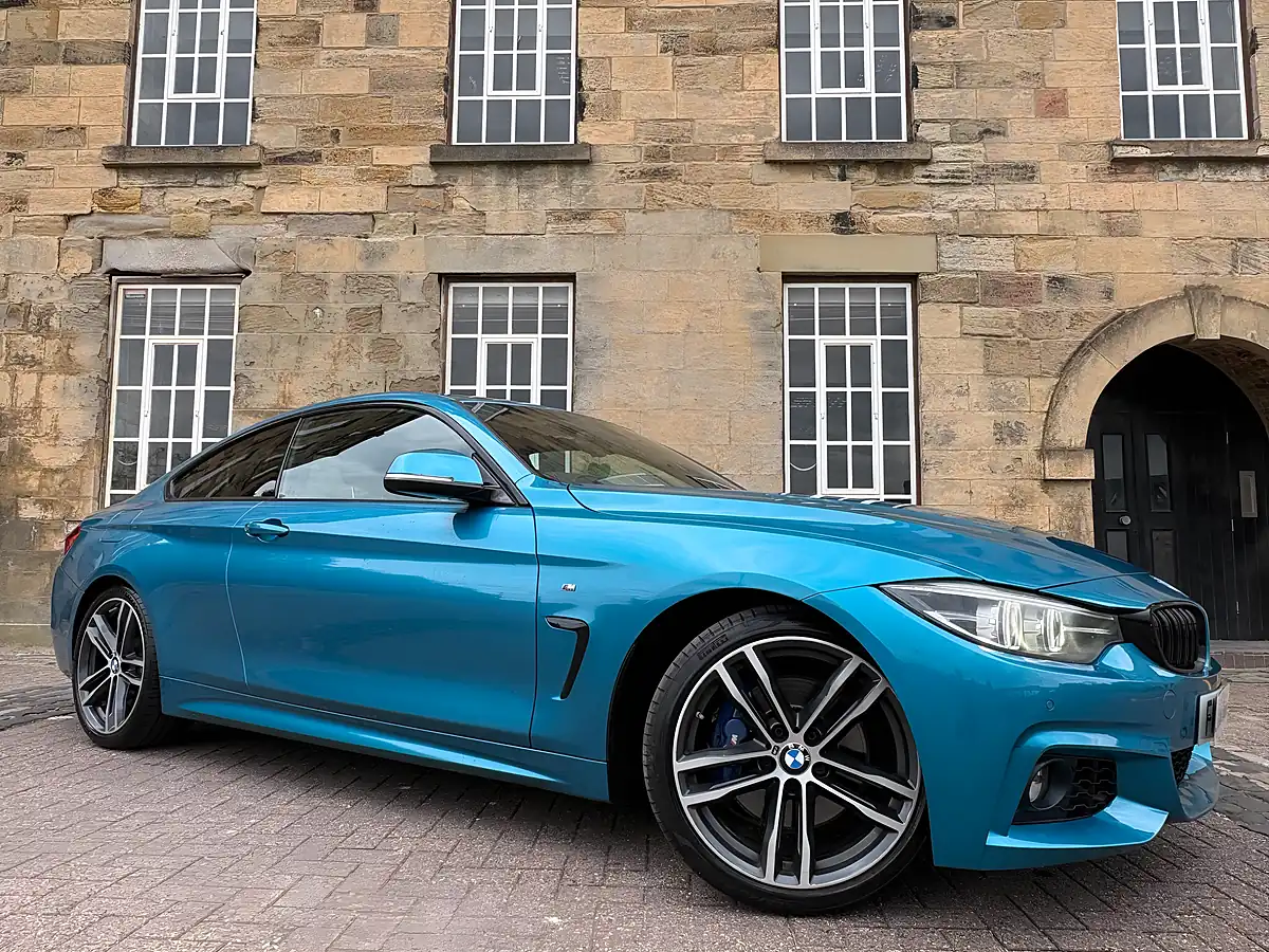Used 2017 BMW 4 Series M Sport Blue - Interior and Exterior details 5
