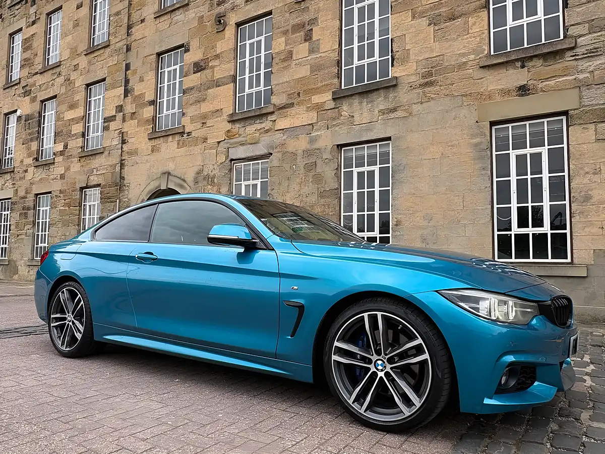 Used 2017 BMW 4 Series M Sport Blue - Interior and Exterior details 9