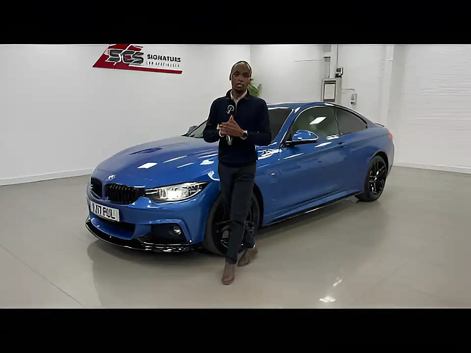 Used 2017 BMW 4 Series M Sport Estoril Blue - Interior and Exterior details 20