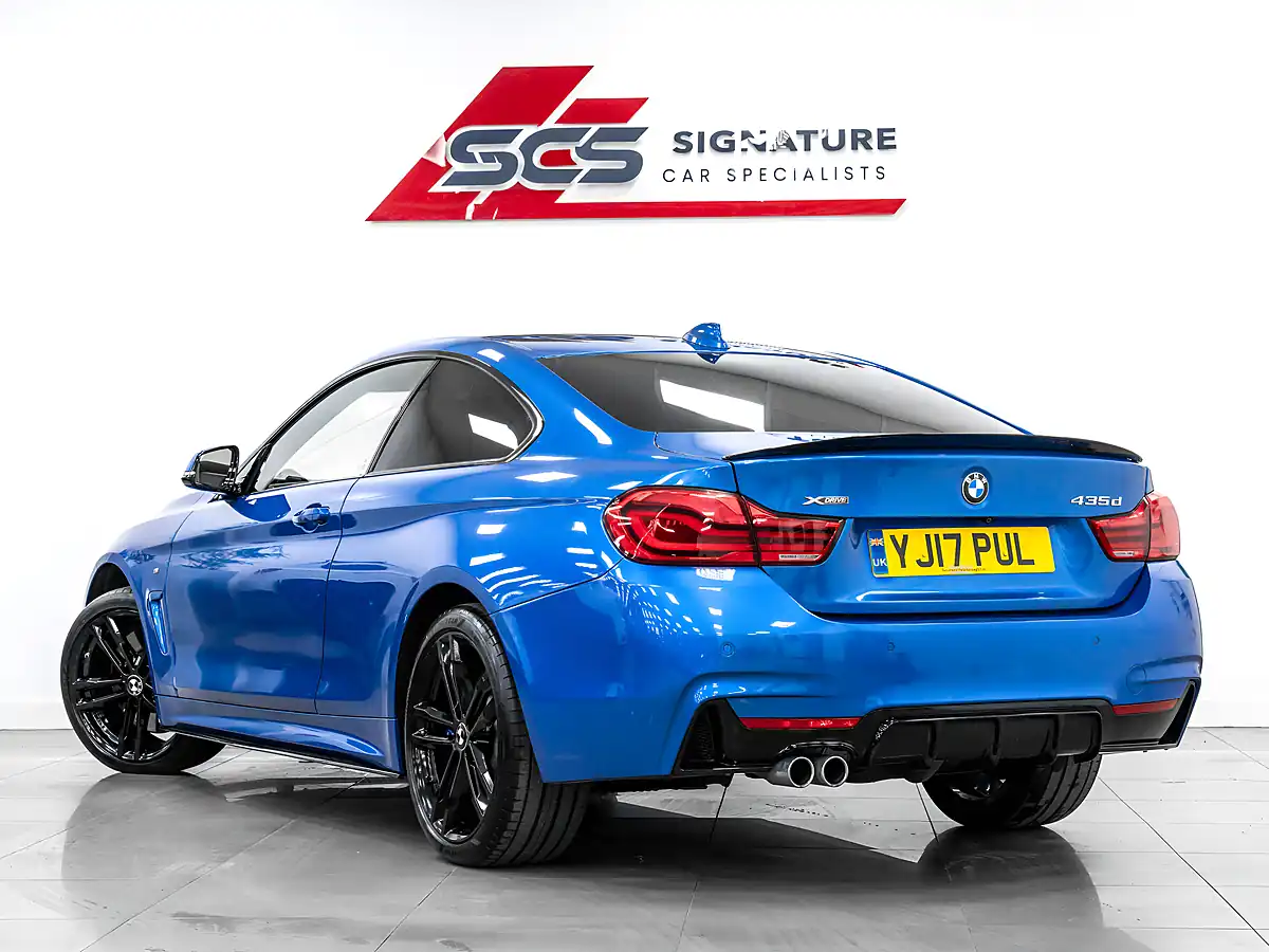 Used 2017 BMW 4 Series M Sport Estoril Blue - Interior and Exterior details 4