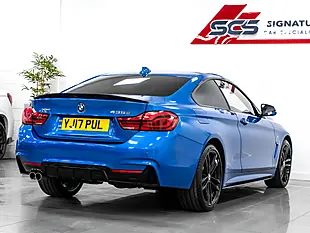 Used 2017 BMW 4 Series M Sport Estoril Blue - Interior and Exterior details 5