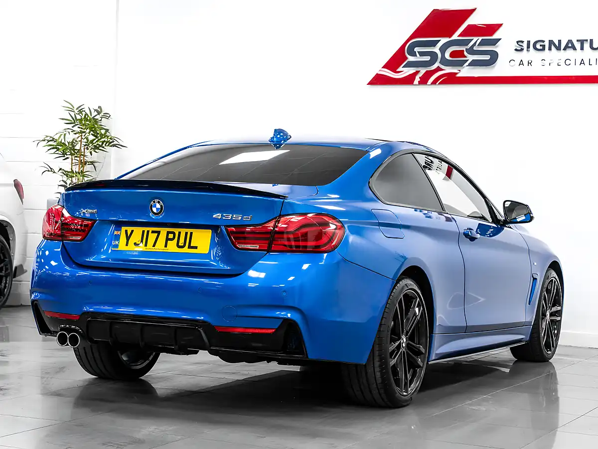 Used 2017 BMW 4 Series M Sport Estoril Blue - Interior and Exterior details 5
