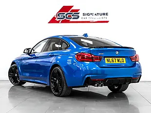 Used 2017 BMW 4 Series M Sport Estoril Blue - Interior and Exterior details 4