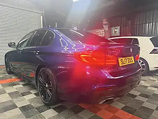 Used 2017 BMW 5 Series M Sport Blue - Interior and Exterior details 10