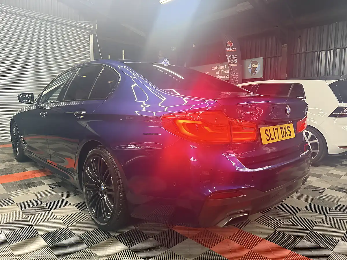 Used 2017 BMW 5 Series M Sport Blue - Interior and Exterior details 10