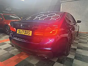 Used 2017 BMW 5 Series M Sport Blue - Interior and Exterior details 11