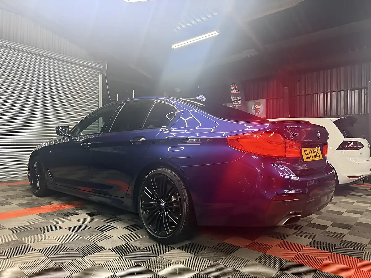 Used 2017 BMW 5 Series M Sport Blue - Interior and Exterior details 13